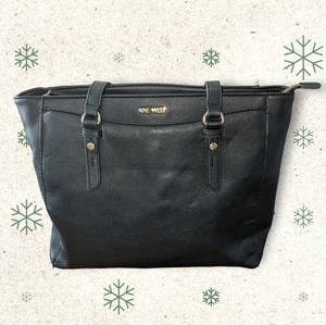 Black Nine West Tote Bag